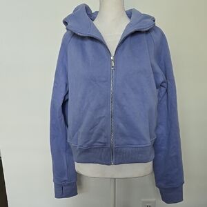 Stylish Lavender Zip-Up Hoodie